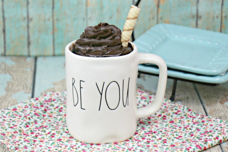 Make a Chocolate Mug Cake that's egg free for two