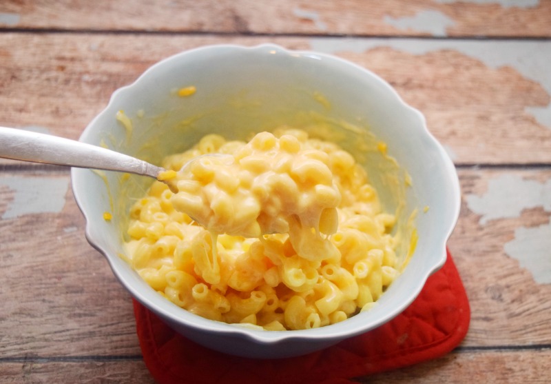 Creamy Mac and Cheese made in the Microwave