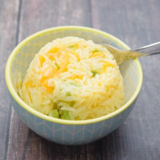 Single Serving Cheddar Broccoli Rice Casserole