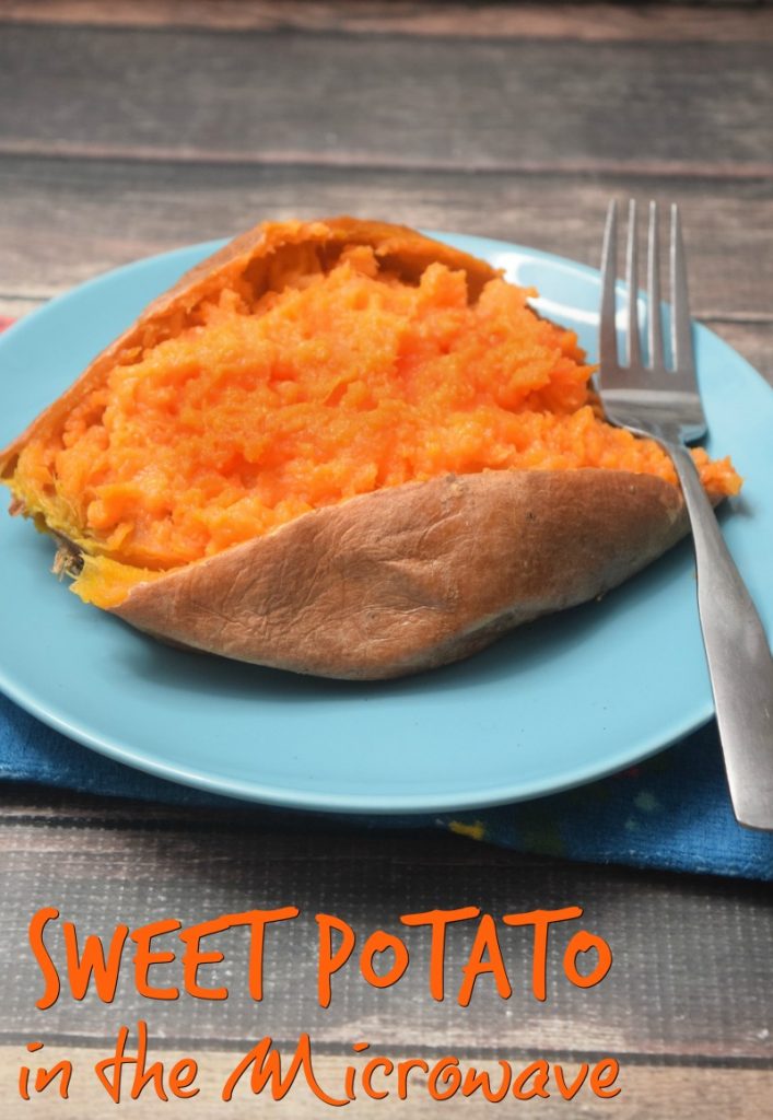 Make a Sweet Potato in the Microwave