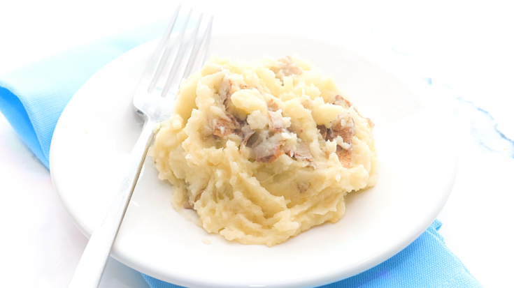 Garlic Mashed Potatoes in the Microwave