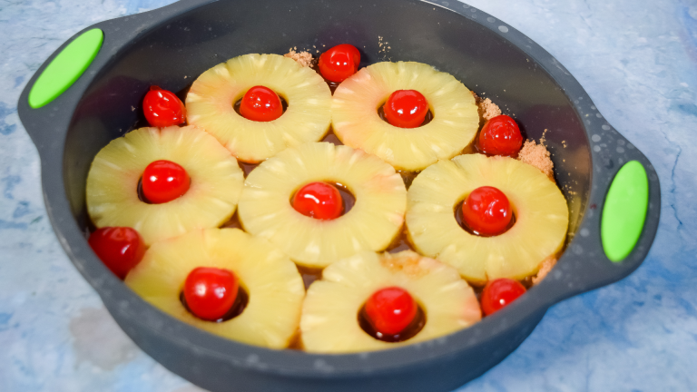 Pineapple Upside Down Cake In The Microwave Just Microwave It