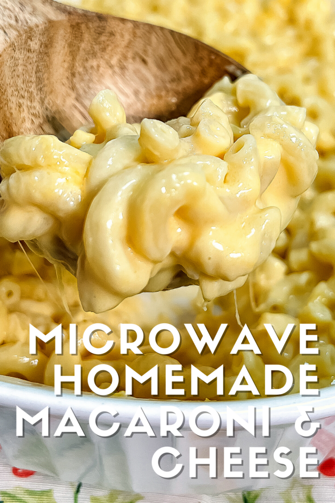 Title image for Microwave Homemade Macaroni and Cheese. 