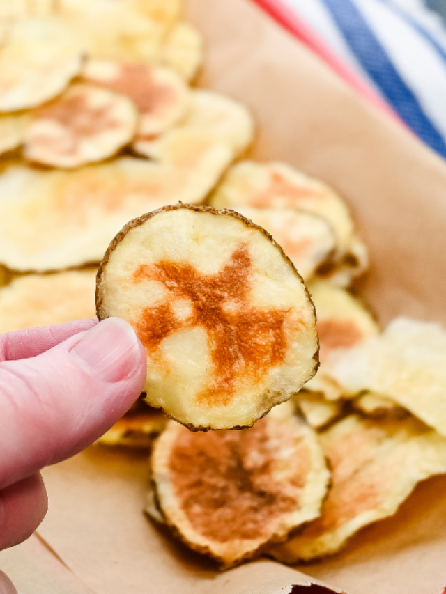 Microwave Homemade Potato Chips