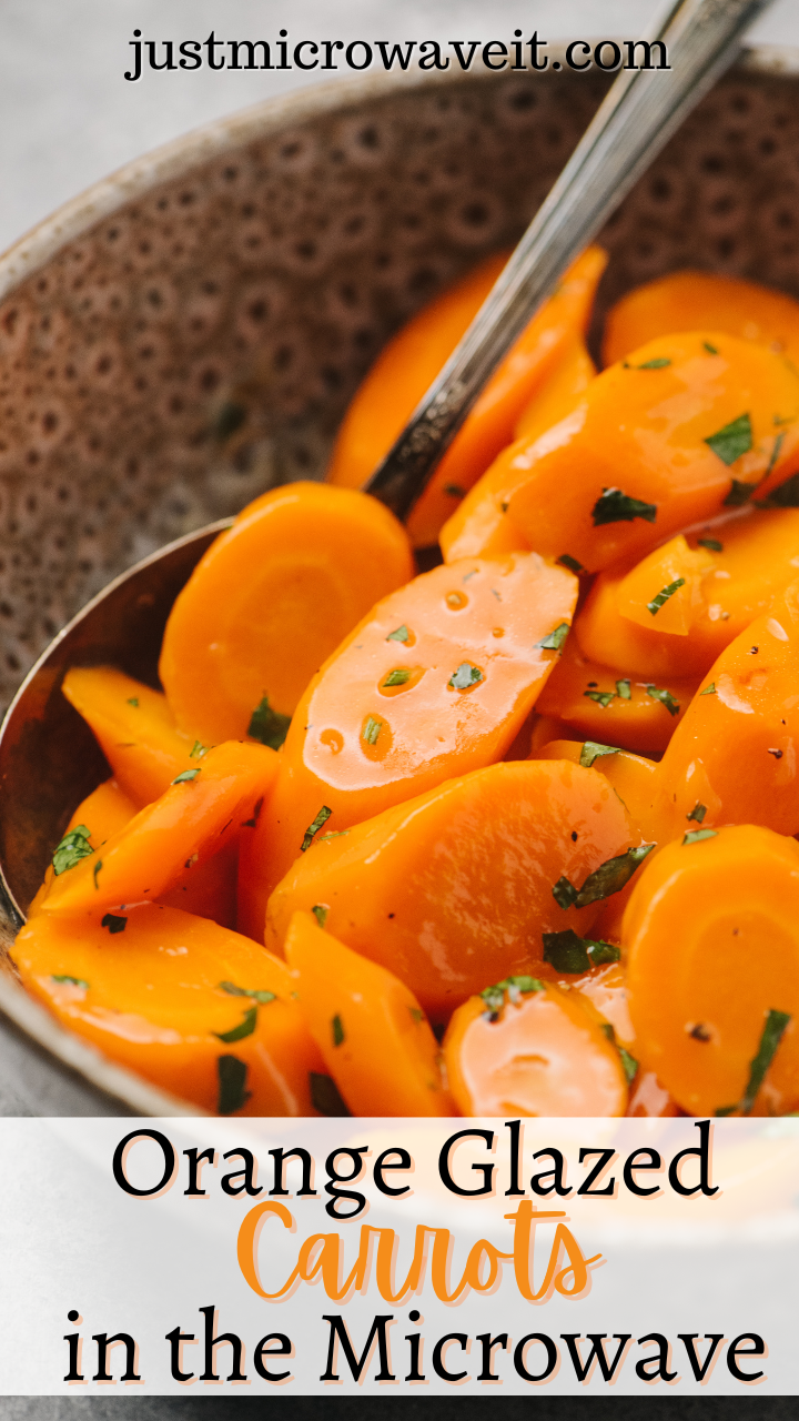 Orange Glazed Carrots in the Microwave Just Microwave It