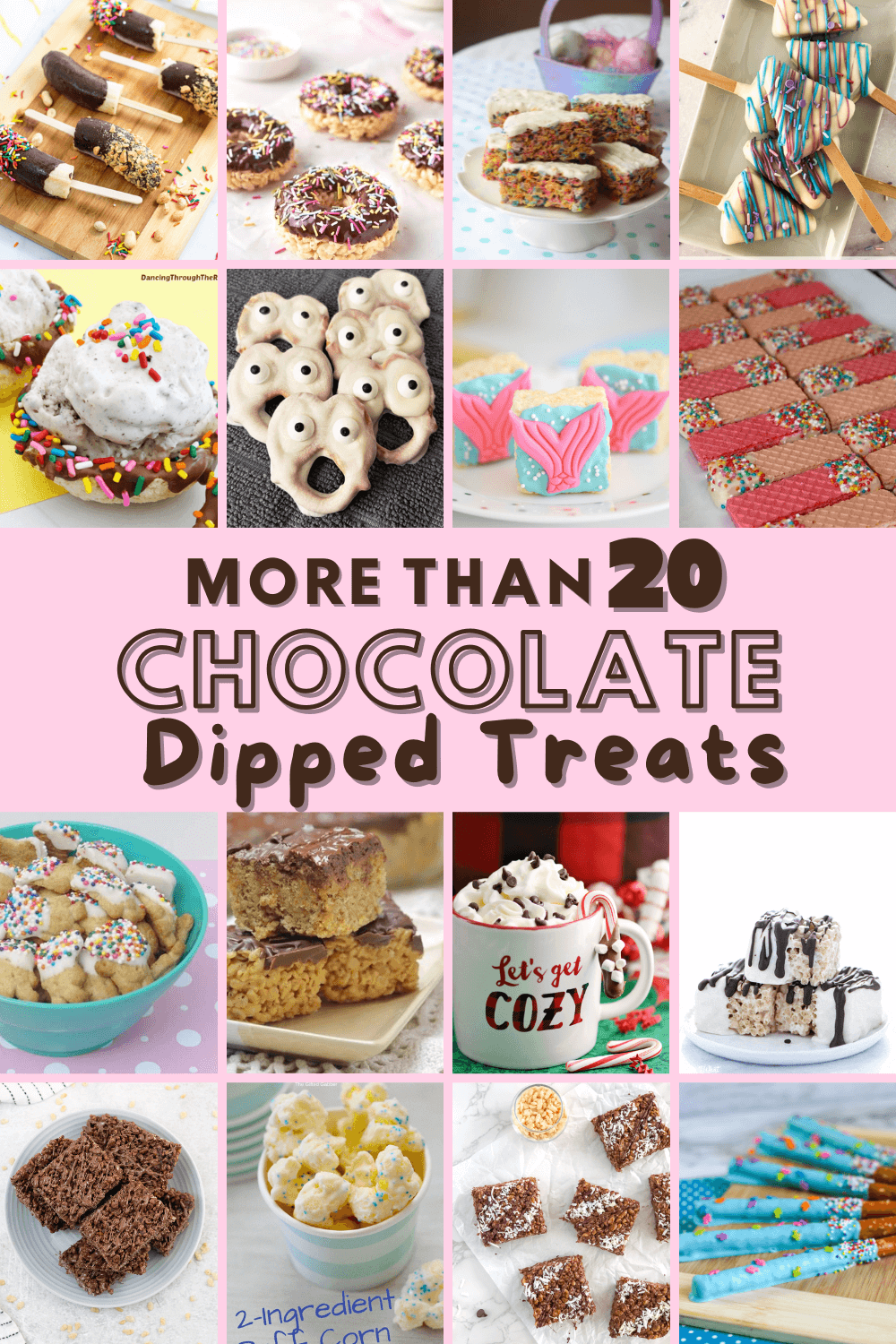 More than 20 Chocolate Dipped Desserts and Treats | Just Microwave It