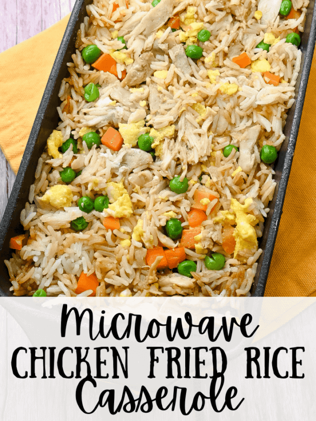 Microwave Chicken Fried Rice