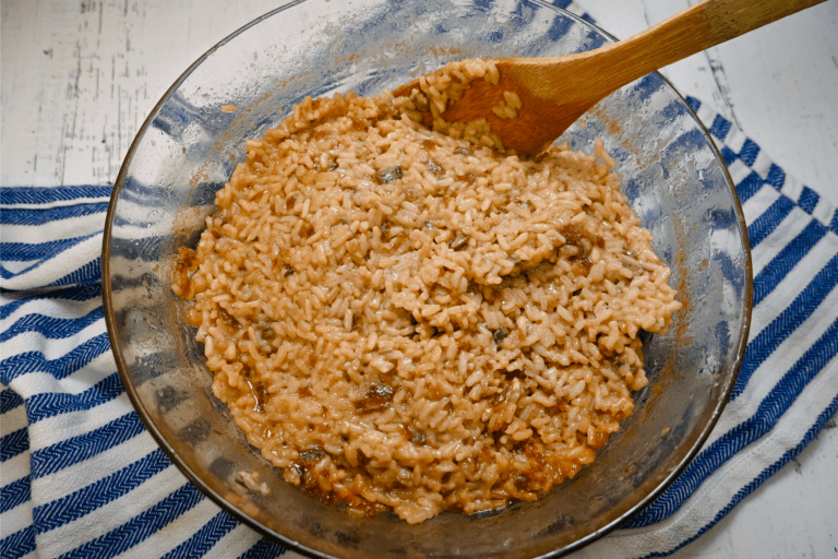 How to make Microwave French Onion Soup Rice Casserole Just