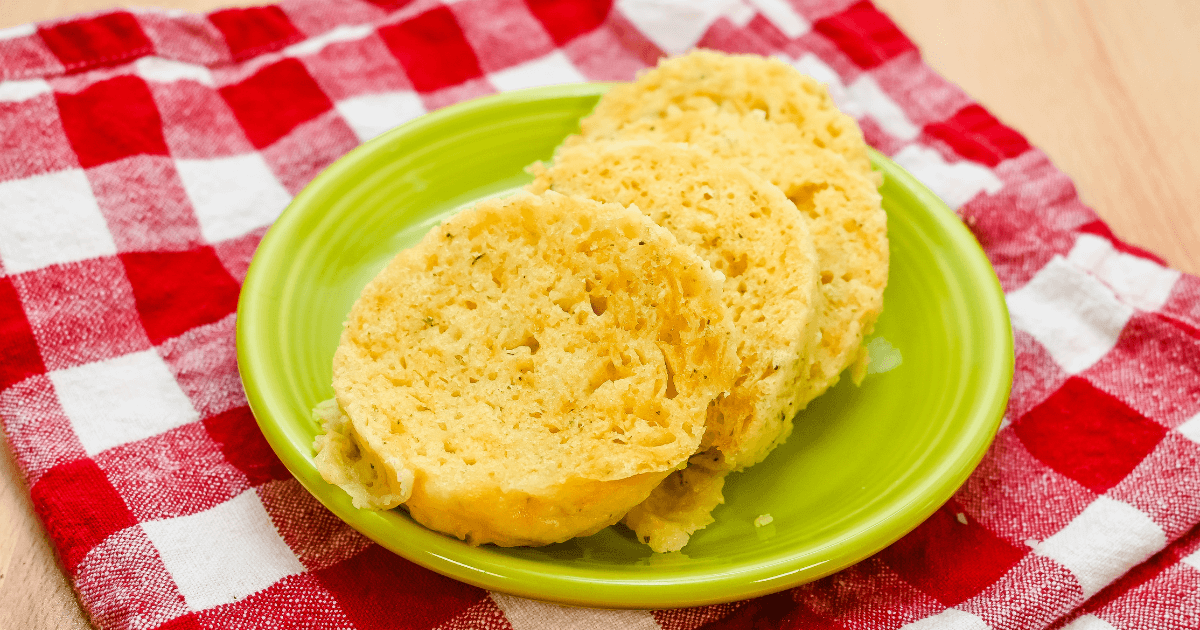 Cheesy Garlic Bread in a Mug Just Microwave It