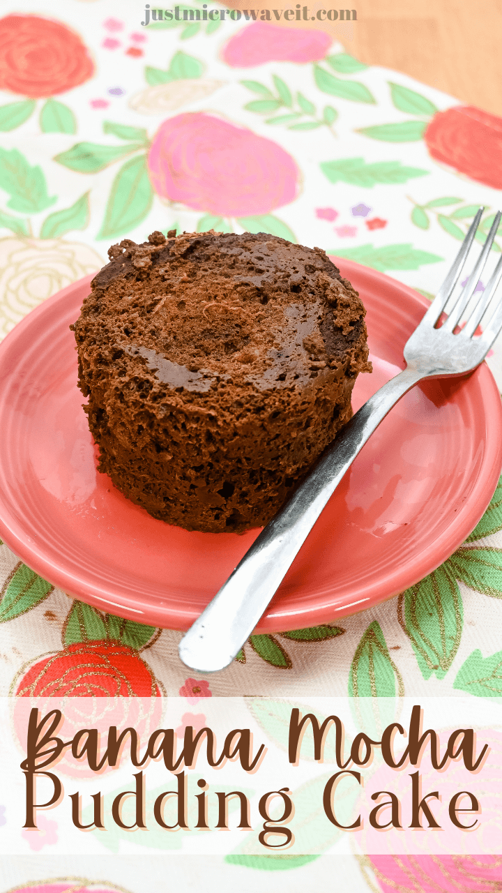 How to make Banana Mocha Pudding Mug Cake Just Microwave It