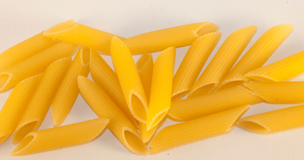 Dry penne pasta
