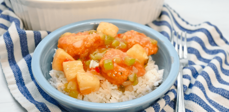 Microwave Sweet & Sour Chicken