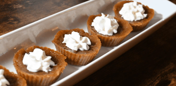 Mini Pumpkin Pies in the Microwave