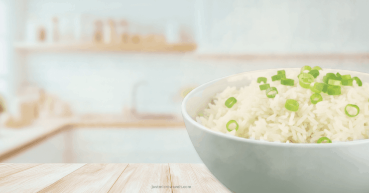 Microwave Garlic Rice